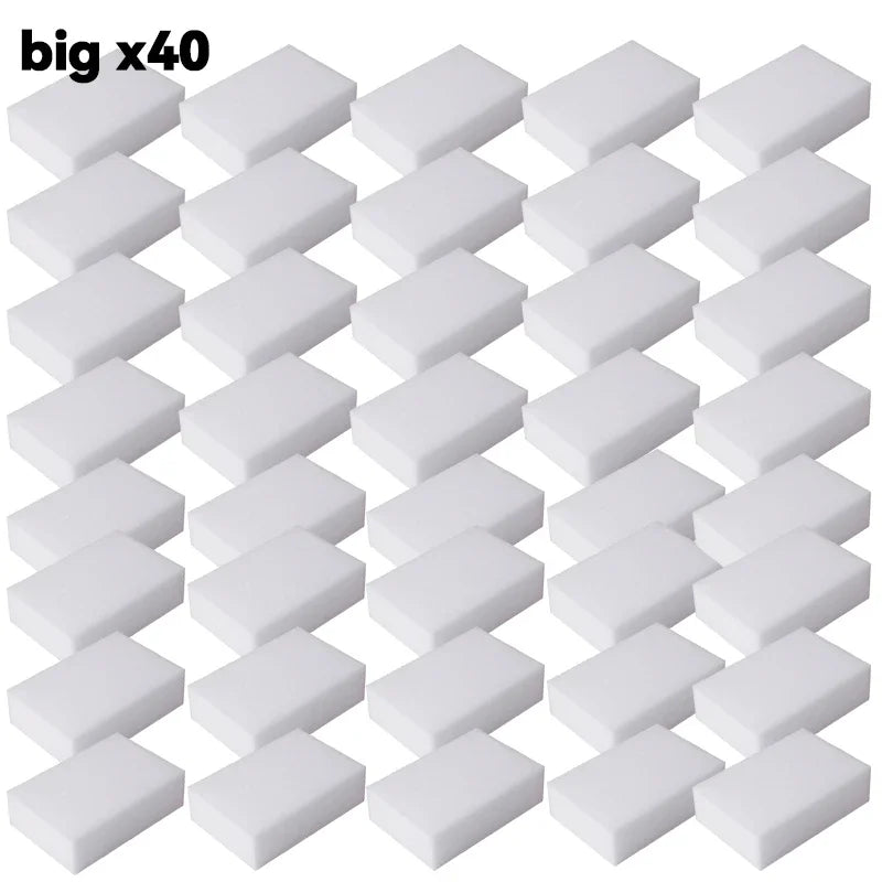 5 or 50pcs Magic Melamine Sponge Eraser Cleaner Strong Absorbent Kitchen Bathroom Cleaning Tools Household Supplies Sponges