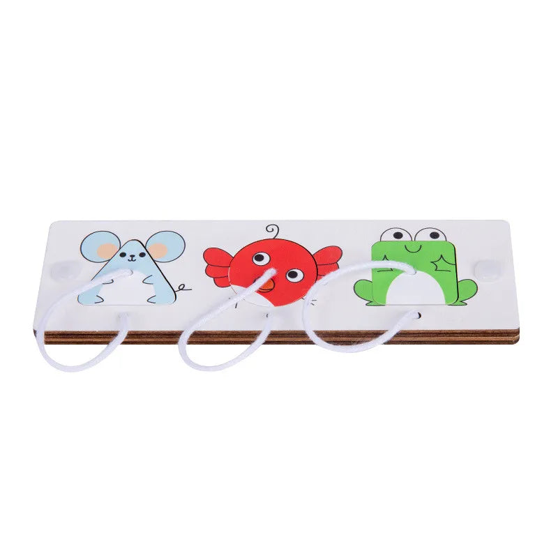 DIY Montessori Busy Board Wooden Accessories Hand Pulled Wheel Gear Drum Car Board Castle Early Educational Toy For Childre Gift
