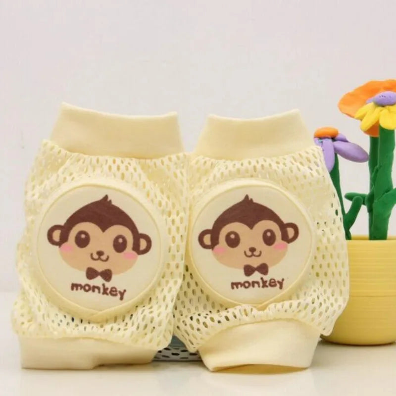 Baby Accessories Knee Pads Safety Bear Girl Boy Kids Crawling Gaiter Toddlers Slip Protector Infant Animal Cushion Brace Car