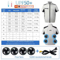 Summer Cooling Vest with Built-in Fan, Sun Protection & Cooling Jacket for Outdoor Fishing, Air Conditioned Clothing for Men and