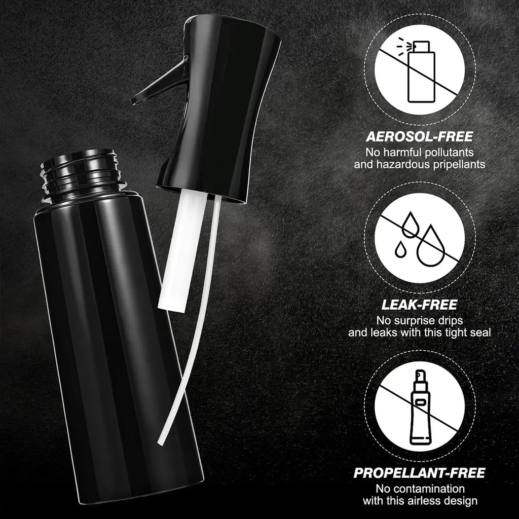 200ml Hair Continuous Spray Bottle Alcohol Bottle Makeup Spray Bottle Fine Mist Water Spray Bottle for Salons Barber Tools -LIU