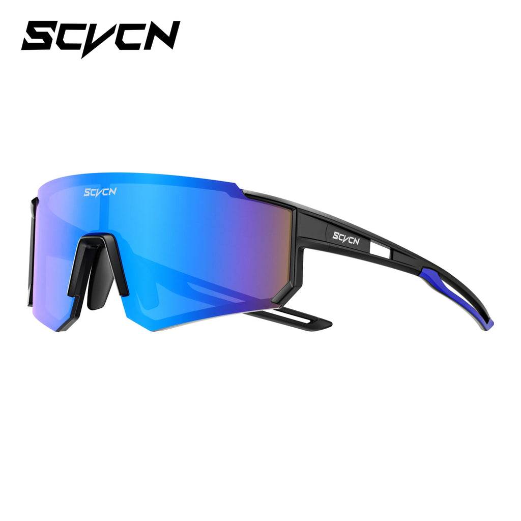 SCVCN Fashion Cycling Glasses Bike Baseball Sunglasses for Men UV400 Sports MTB Outdoor Goggles Bicycle Women Sunglasses Riding