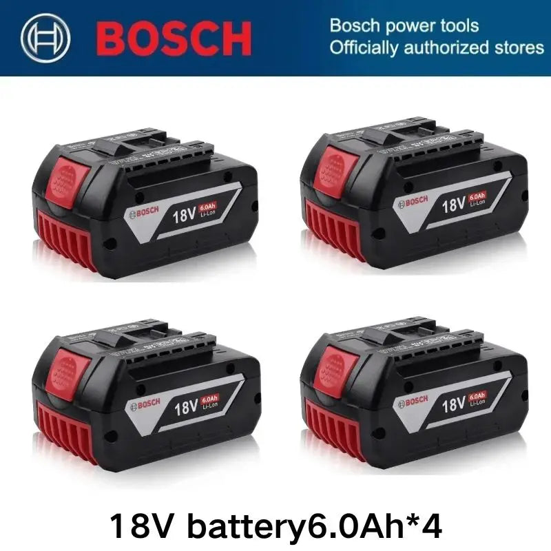 100% Origineel Bosch 18V Batterij 6000mAh, Draadloos Gereedschap Accu BAT609 BAT618 GBA18V80 Li-IonBattery