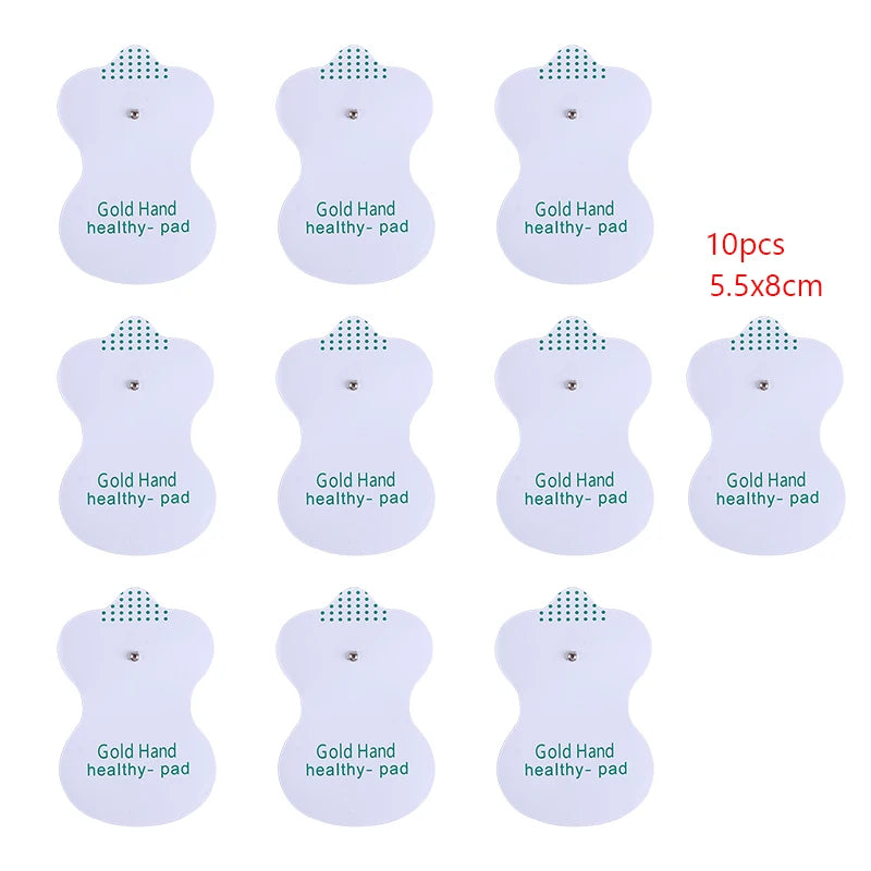 10/20pcs Electrode Pads Conductive Gel Pad Body Acupuncture for TENS Massager Unit Body Replacement Patch Massage Accessories