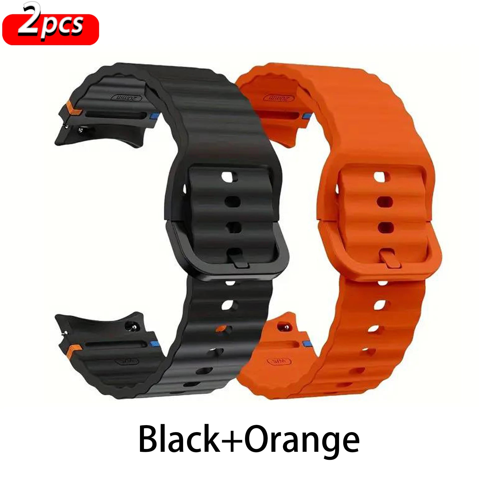 Original Sport Straps for Samsung Galaxy watch 4/5 Pro/6/7/6 classic 44mm 40mm 45 Silicone bracelet correa Galaxy watch 7 Band