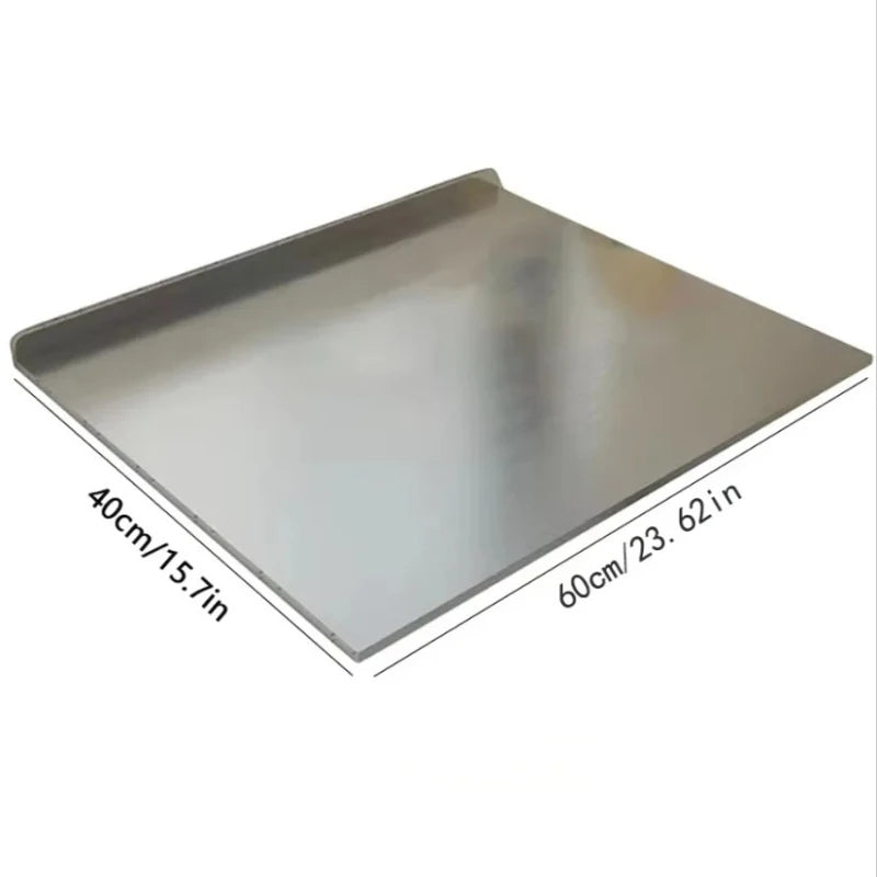 304 Stainless Steel Cutting Board, Thickened Chopping Board for Kitchen, Dough Rolling and Kneading Board, Fruit Cutting Mat