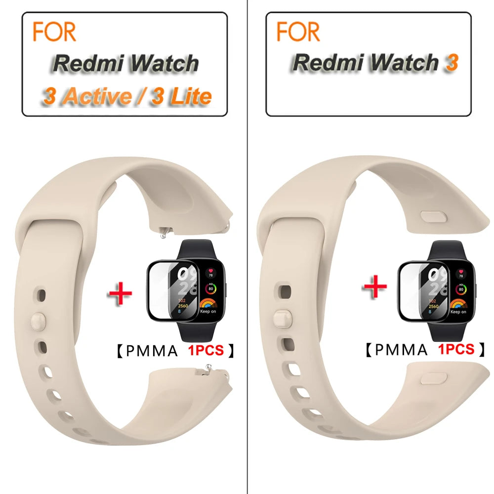 Replacement Watch Strap For Xiaomi Redmi Watch 3 Watchbands Strap For Redmi Watch 3 Active/Lite Strap Correa Bracelet