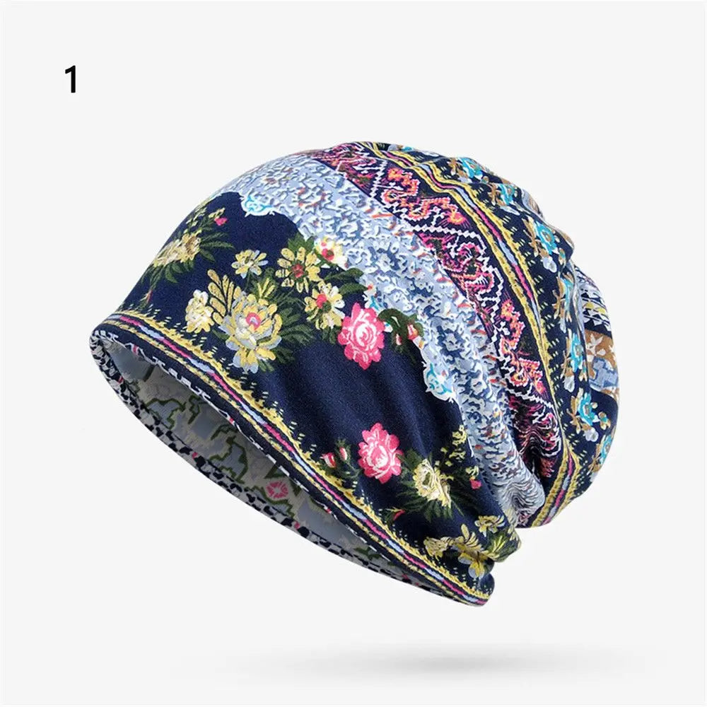 Cotton Soft Beanies Sleep Caps Winter Warm Chemo Hat Women Turban Hat Head Wrap Muslim Hijabs