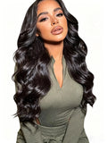 Brazilian Natural Body Wave Virgin Human Hair Wig HD Lace Frontal Closure 360 Wig 13x4 13x6 5x5 180% 200% Density 16-40 Inch Pre Bleached Knots