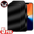 5PCS Anti-Spy Glass for iPhone 15 14 13 12 11 17 Pro Max Mini X XS XR 7 8 6 Plus Privacy Screen Protector For iPhone 17 Air 16