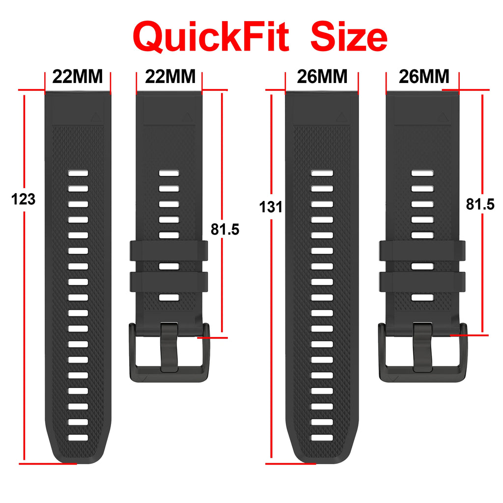 22 26mm Silicone Watch Band for Garmin Fenix 6 6X Pro 5X 5 Plus 7 7X Solar Watchband Bracelet for Fenix8 Epix Pro 47 51mm Corrra