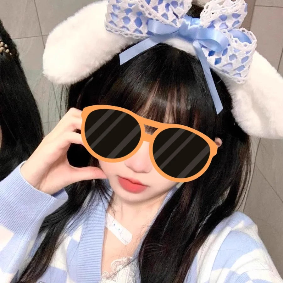 Kawaii Series Plush Headband Kuromi My Melody Cinnamoroll Dog Anime Cute Cartoon Plush Ear Headband Hair Accessories Gift