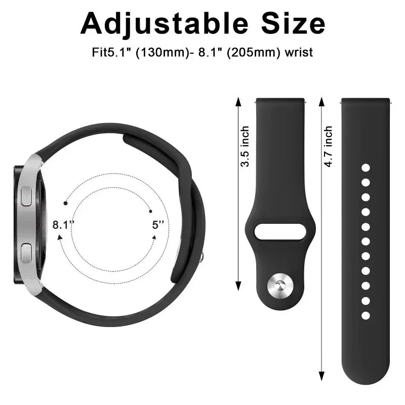 18mm 20mm 22mm Silicone Strap for Gramin Venu 3 3S 2 Active 5 Vivoactive 5 Bracelet Garmin Forerunner 165 55 965 265 265S Correa
