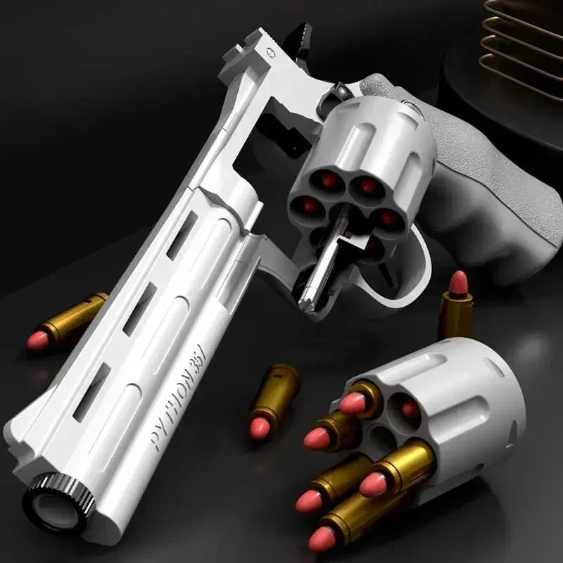 Continuous Firing Soft Dart Bullet Toy Gun ZP5 357 Revolver Launcher Pistol CS Outdoor Battle Game for Kids Adults Play