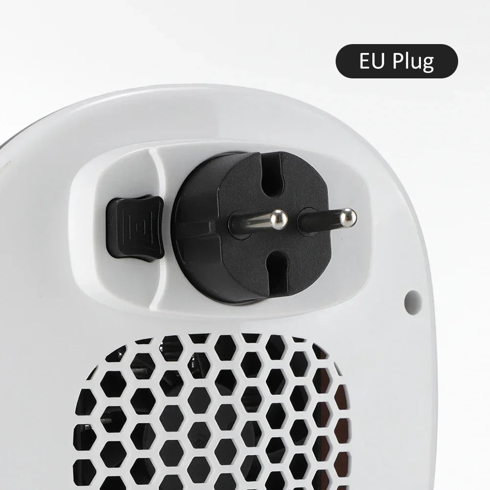 NEW 800W PTC Ceramic Portable Electric Heater Wall Mounted Heating Fan with Remote Control for Small Bathroom