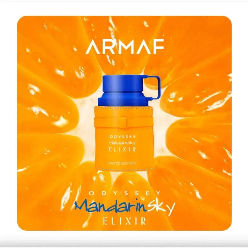 Armaf Odyssey Mandarin Sky ELIXIR, Men's Long-Lasting Eau de Parfum 100ml (3.4 oz), Long-Lasting Fragrance for Everyday Use