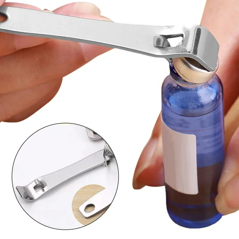 1/5Pcs Stainless Steel Oral Liquid Vial Opener Nurse Doctor Medical Tool Portable Ampule Bottle Can Opener Kitchen Accessories