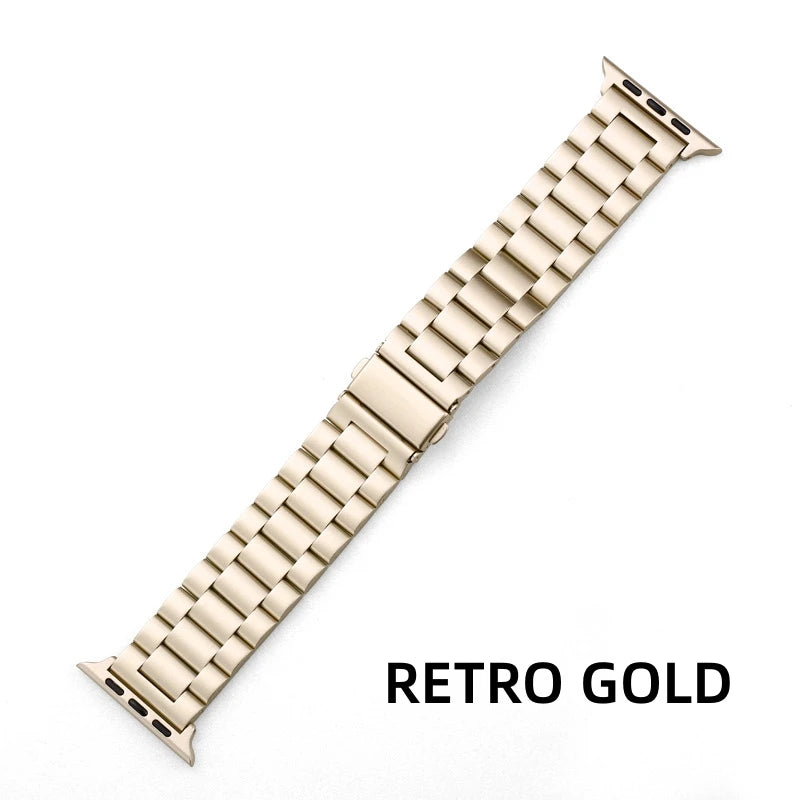 Stainless steel Strap For Apple Watch band UItra 49mm 9 8 7 45mm 41mm metal belt on Iwatch series 6 5 4 SE 3 44mm 42mm 40mm 38mm