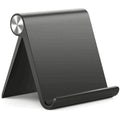 Adjustable Portable Tablet & Phone Stand - Foldable Desktop Dock with Secure Clamps, Durable PP Material |  Tablet Holder Stand