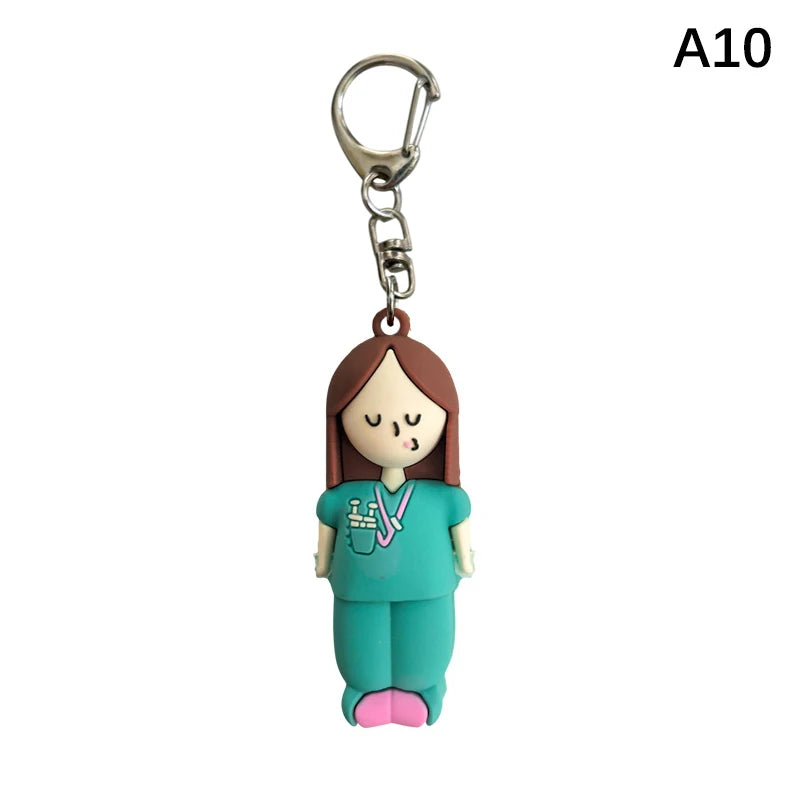 Syringe-Shaped Ampoule Bottle Opener Keychain Rubber Cutter Aid Medication Vial Breaker Tool For Home Nurses And Doctors