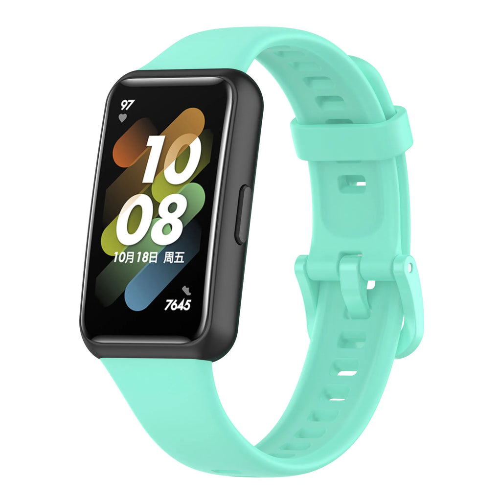 Silicone Band for Huawei Band 7 Strap 45mm Correa Bracelet Huawei Band Series 7 45mm Strap Watch Protective Accessories