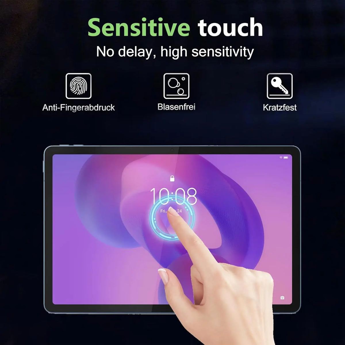 11 inch Tempered Glass For Lenovo Idea Tab (11") 2025 TB-336ZU / TB-336FU Anti-Fingerprint HD Screen Protector Protective Film