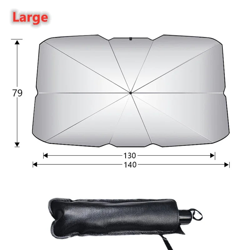 Car Sunshade Umbrella Car Sun Shade Protector Parasol Summer Sun Interior Windshield Protection Accessories For Auto Shading New