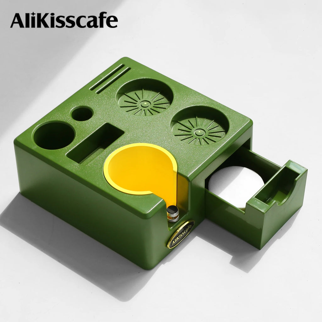 AliKisscafe Coffee Tamping Station Portafialter Holder 51mm 54mm 57 58mm For Delonghi Breville Espresso Accessory Barista Tools