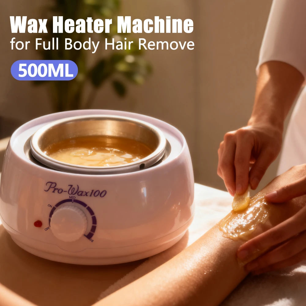LULAA Electric Wax Heater Wax Melting Heater Portable Wax Heater Adjustable Temperature Suitable for Home and Nail Salon Use