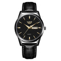LIGE Fashion Watches Men Top Brand Luxury Quartz Watch Men Leather Strap Waterproof Business Casual Men Wristwatches Clock