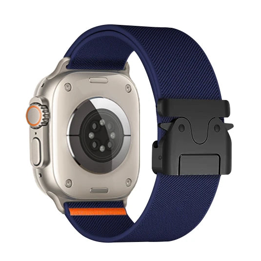 Nylon Strap for Apple Watch Ultra Band 49mm 10 9 8 7 46mm 45 41 44 40mm 42mm Braided Elastic Bracelet for IWatch Series 6 SE 5 4