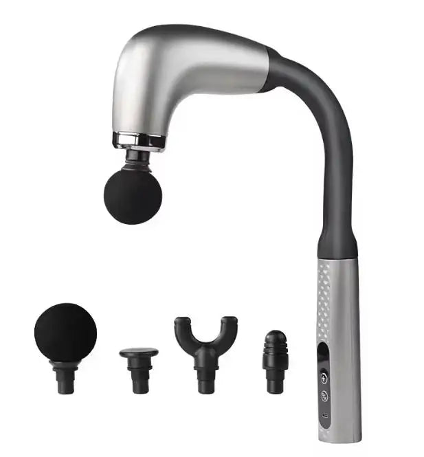 Fascia Gun Handle Elbow 3 Modes 6 Gears Adjust Muscle Relaxation Massage Percussion Hammer for Athletes