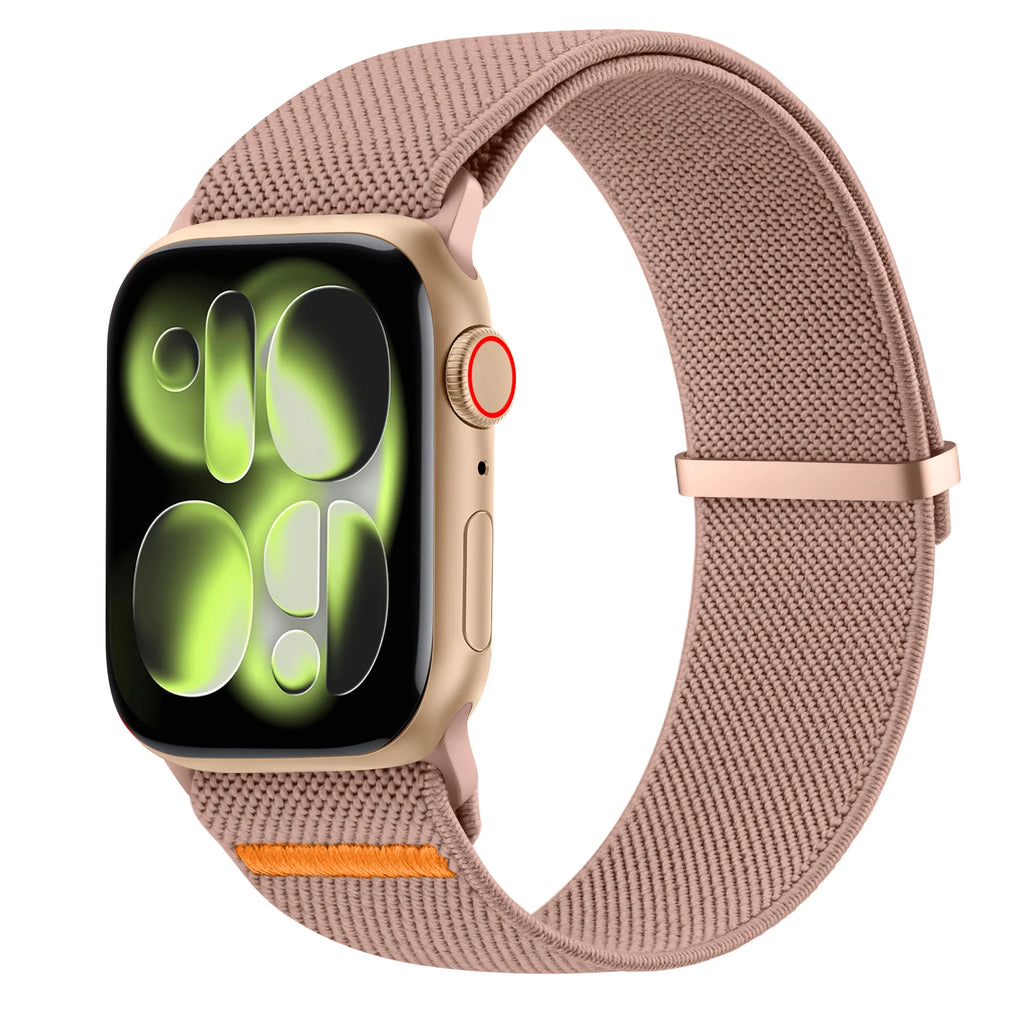 Elastic Nylon Loop Strap for Apple Watch Ultra 10 9 8 7 6 5 4 3 Band Bracelet for IWatch 49mm 45mm 41mm 38mm 42mm 40mm 44mm 46mm