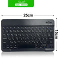10inch Bluetooth Wireless Keyboard Rechargeable For Mobile Phones Tablet Russian Spanish French AZERT For Android ios Windows