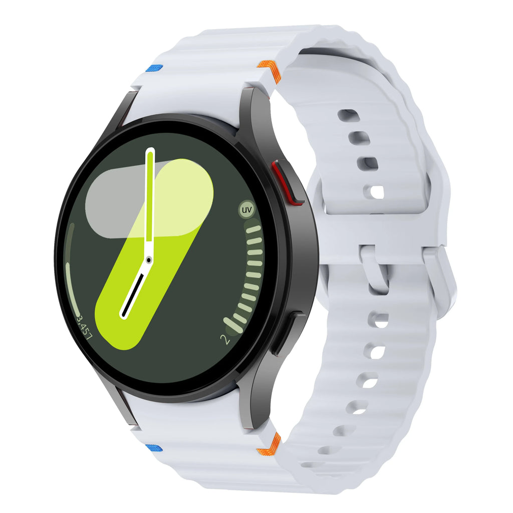 Original Silicone Band for Samsung Galaxy Watch 7 6 5 4 44mm 40mm 5Pro 45mm Bracelet for Galaxy Watch 4 6Classic 43mm 47mm Strap