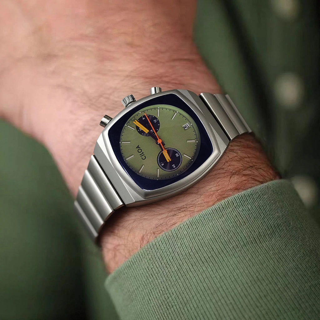 CILOA 2025 New Men's Premium Stainless Steel Quartz Watch - Business & Casual Style, Waterproof