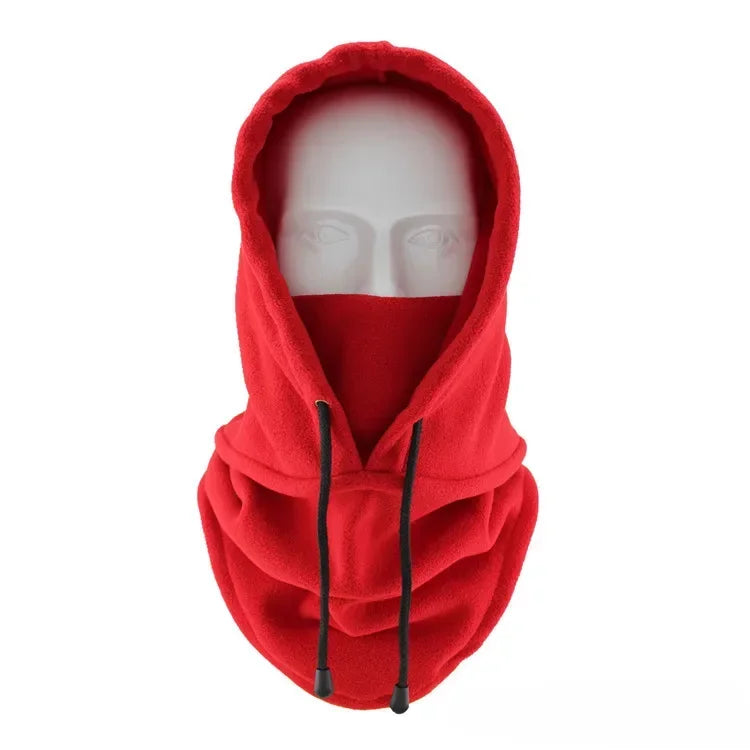 Winter Thermal Fleece Hat Hooded Outdoor Windproof Skiing Sport Men Women Neck Warmer Balaclava Cycling Face Mask Masked Caps