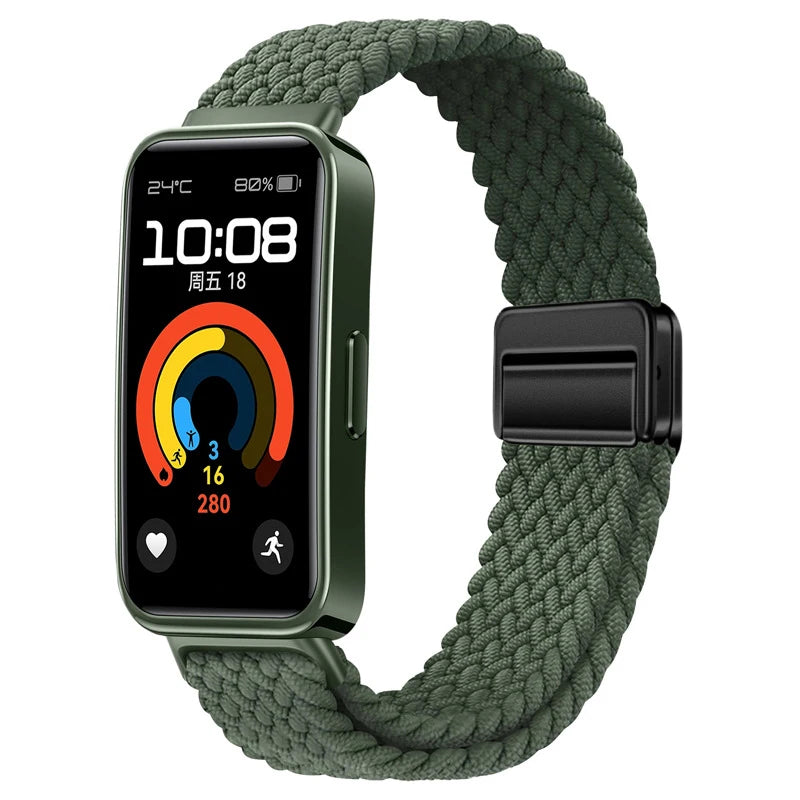 Sports Nylon Loop Strap for Huawei Band 11/11 Pro/10/9/8 Official Replacement Bracelet Belt Huawei Band 11 Wristband Accessories