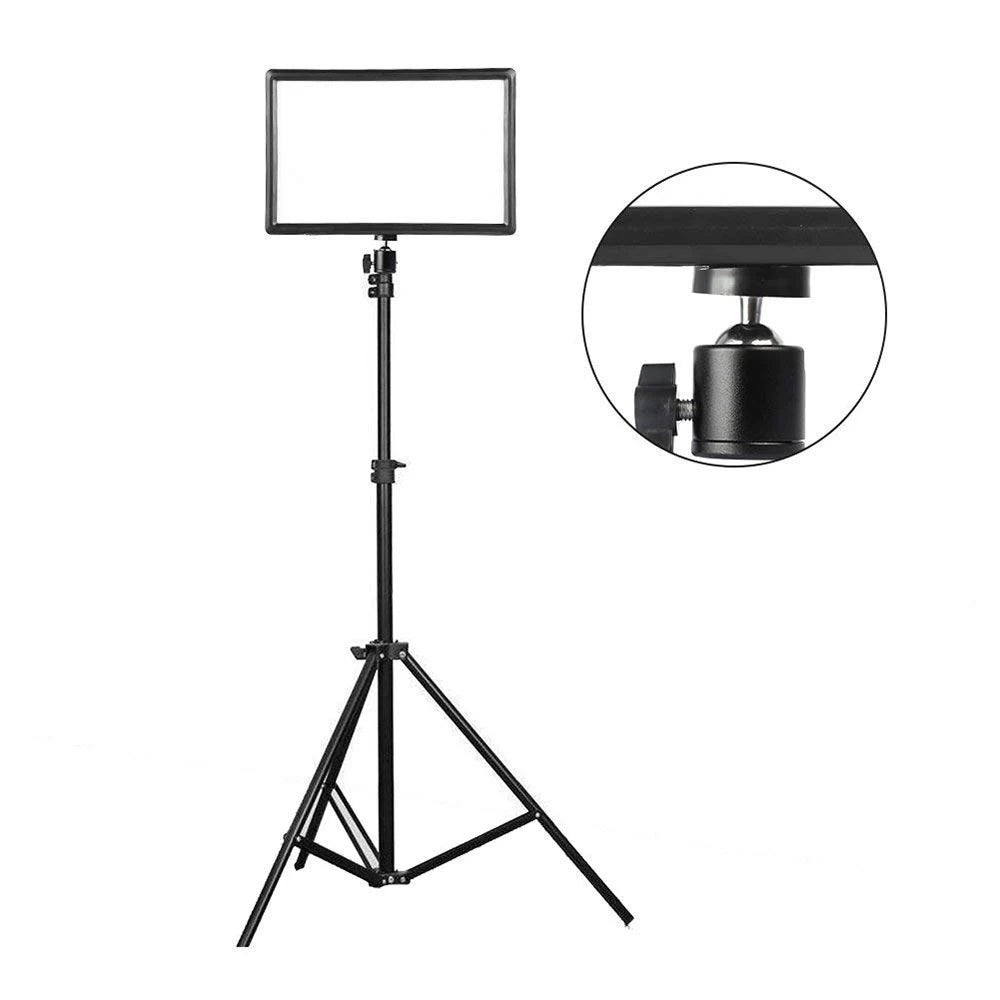 Universal 1/4" Screw Ball Head Adapter for Tripod, Light Stand, Projector & Camera, 360° Rotating Aluminum Alloy Bracket