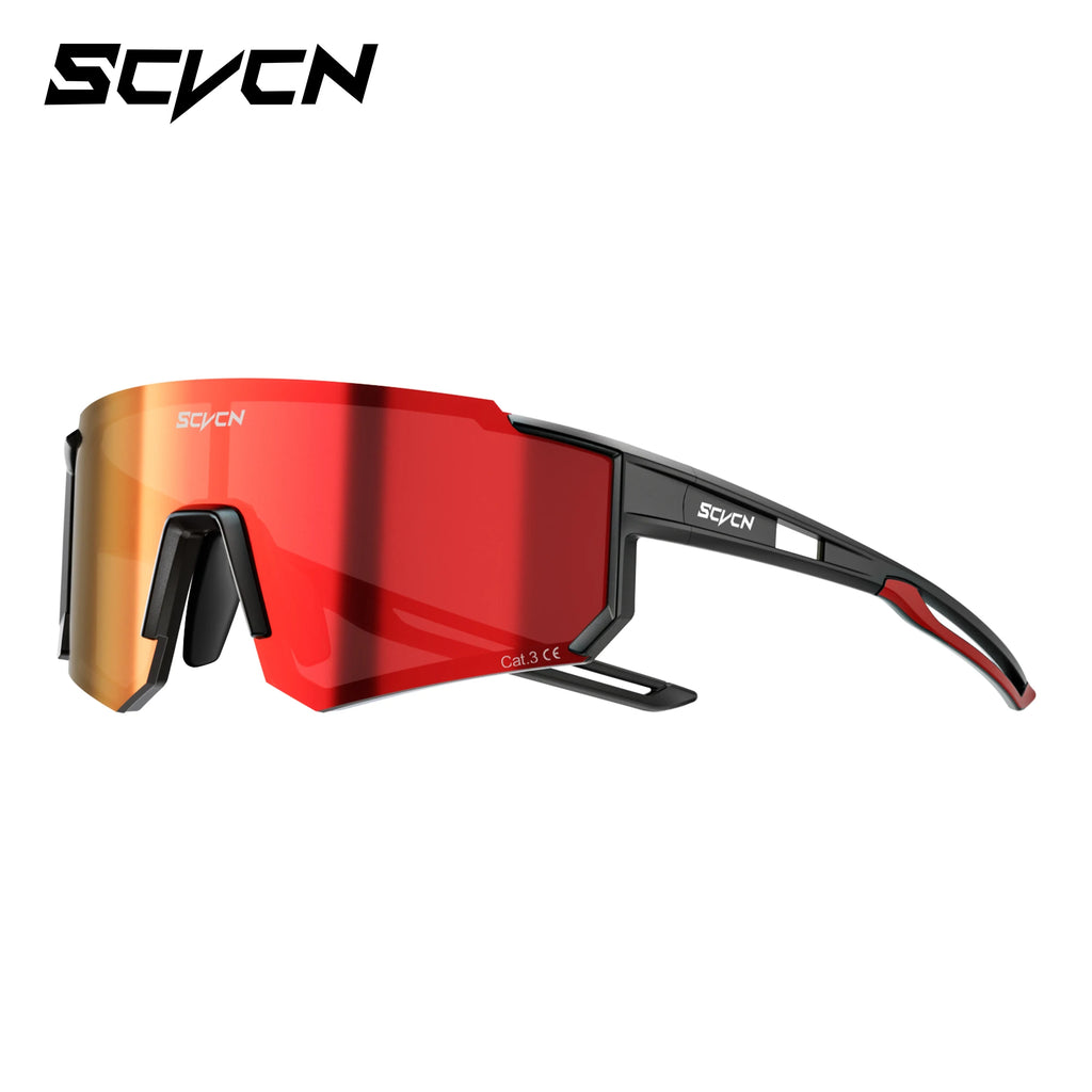 SCVCN New Outdoor Sport Cycling Sunglasses MTB Bike Cycling Hiking Eyewear Running Ultralight Men Women Pickleball UV400 Glasses