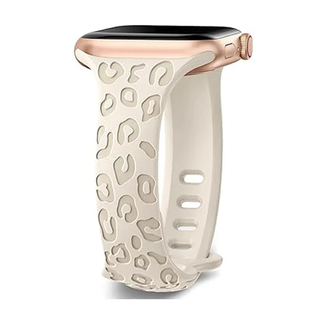 Slim Strap For Apple Watch Band 40mm 41mm 42mm 38mm 46 44mm 45mm Engraved Silicone bracelet Correa Series 11 10 8 7 6 9 5 4 3 SE
