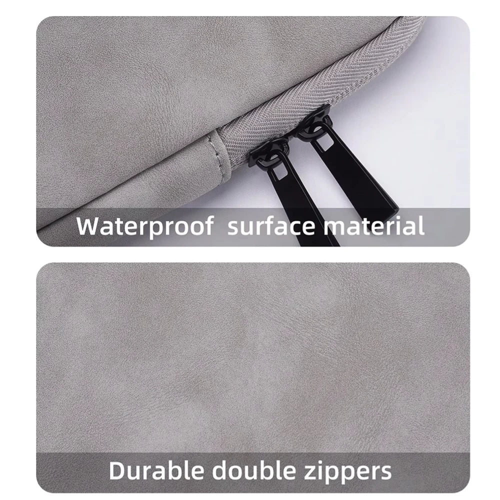 PU sheepskin leather fabric Waterproof Leather 9.7-15.6 inch Tablet PC Carrying Case Protective  Notebook Shockproof Cover