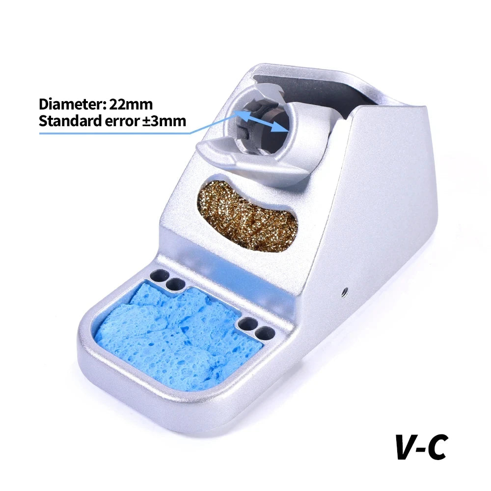 YIHUA Universal Soldering Iron Stand Replacement Soldering Holder High Temperature Resistance With Welding Cleaning Sponge Pads