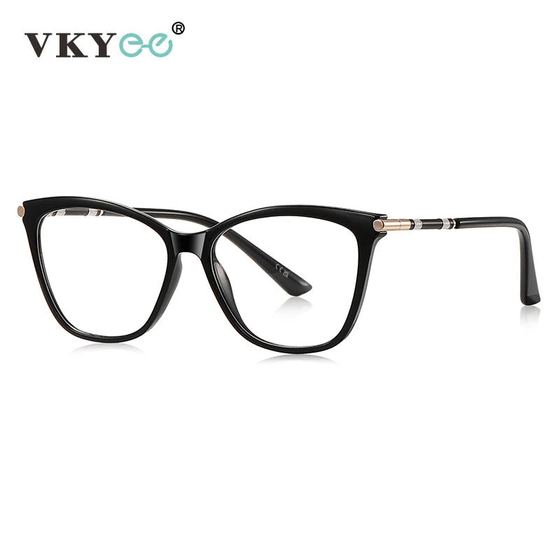 VICKY Classic Minimalist Geometric Design Fashionable Anti-blue Light Reading Glasses Customized Prescription Available LS211