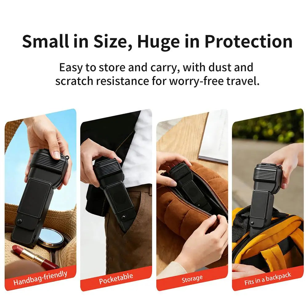 Shockproof Protective Cover Case For DJI Osmo Pocket 4 Hard Shell Anti Scratch Guard For Camera And Lens All Around Protection