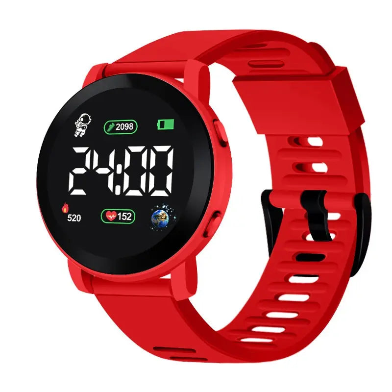 2023 Fashion Men Women Sport Silicone Watches Astronaut Electronic Watch Lightweight Waterproof Wrist Watch LED Display Clock