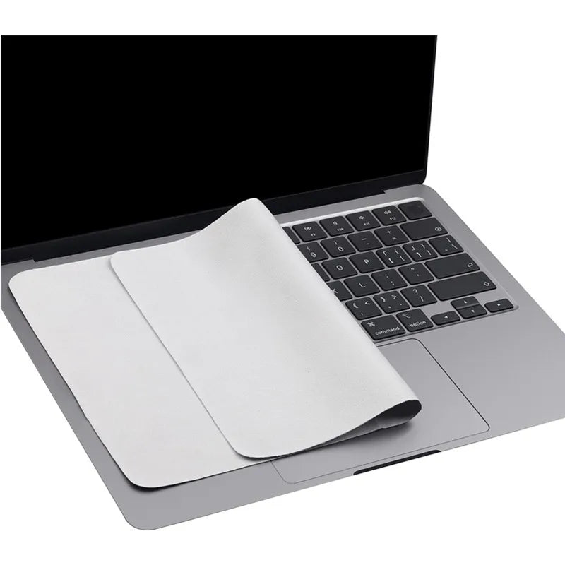Soft Microfiber Dust Cleaning Cloths Screen Keyboard Protector Cover for MacBook Neo Air Pro 13 14 15 16 Inch Laptop Accessories
