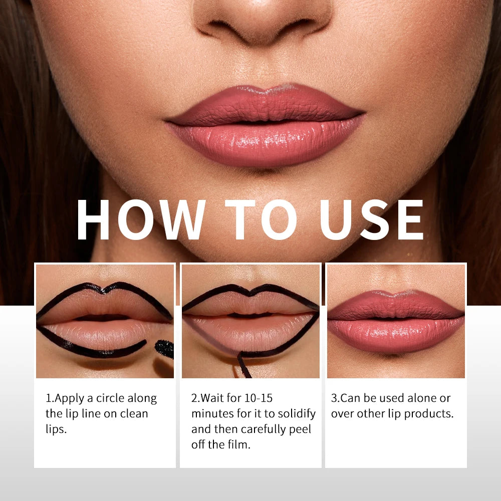 Peel Off Lip Stain Magic Lips Tattoo Long Lasting Waterproof Smudge Proof Transfer Proof Cosmetic Matte Lip Liner Pencil