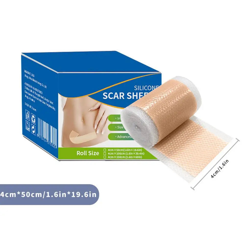 Painless Scar Repair Tape Silicone Scar Removal Strip Reusable Effective Skin Care Strips For Surgerys Burn Acne Scar