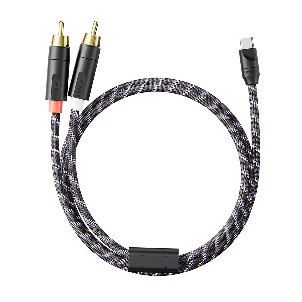 FiiO Trust Series TypeC To TypeC Decoding Cable RCA Audio Cable 3.5mm Pair Recording Cable